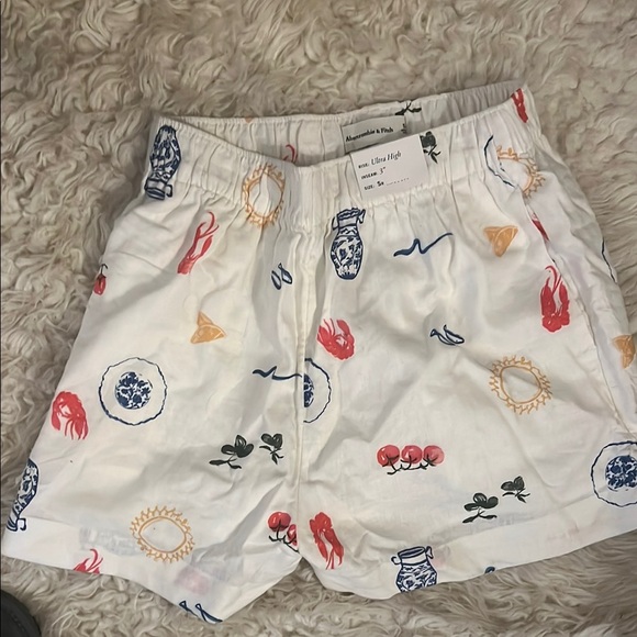 NWT Abercrombie small linen Women's Shorts - Picture 2 of 3